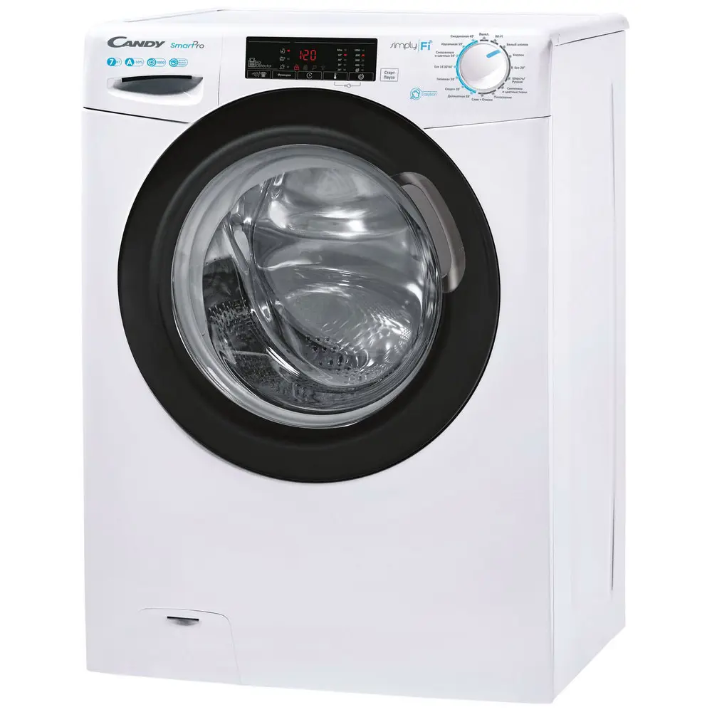 Фото 4 Стиральная машина Candy Smart Pro Cso4 107Tb12-07 60x85x40 см 7 кг цвет белый Фото 4 Стиральная машина Candy Smart Pro Cso4 107Tb12-07 60x85x40 см 7 кг цвет белый