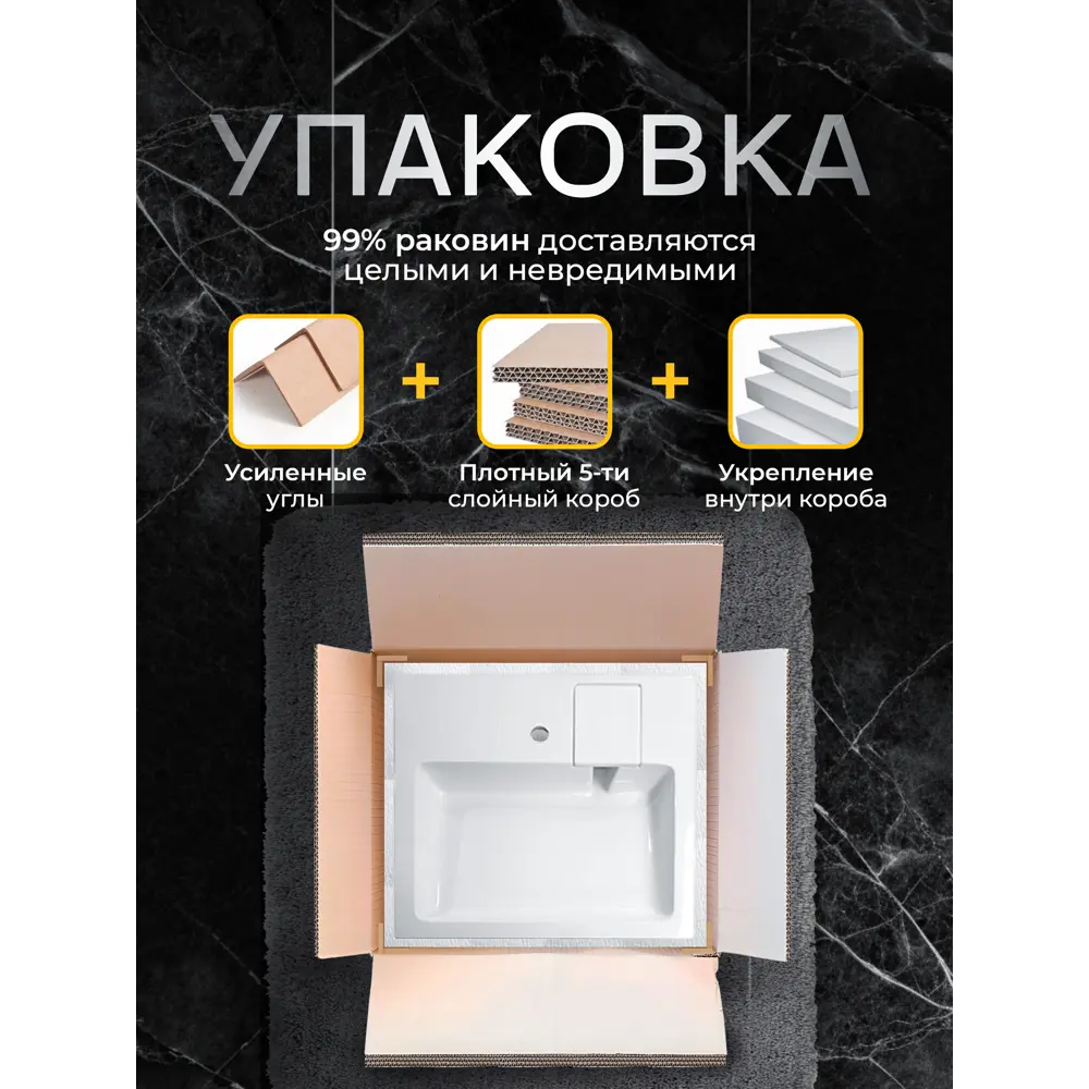 Фото 4 Раковина на стиральную машину Laparet project Project 60.5см цвет белый Фото 4 Раковина на стиральную машину Laparet project Project 60.5см цвет белый