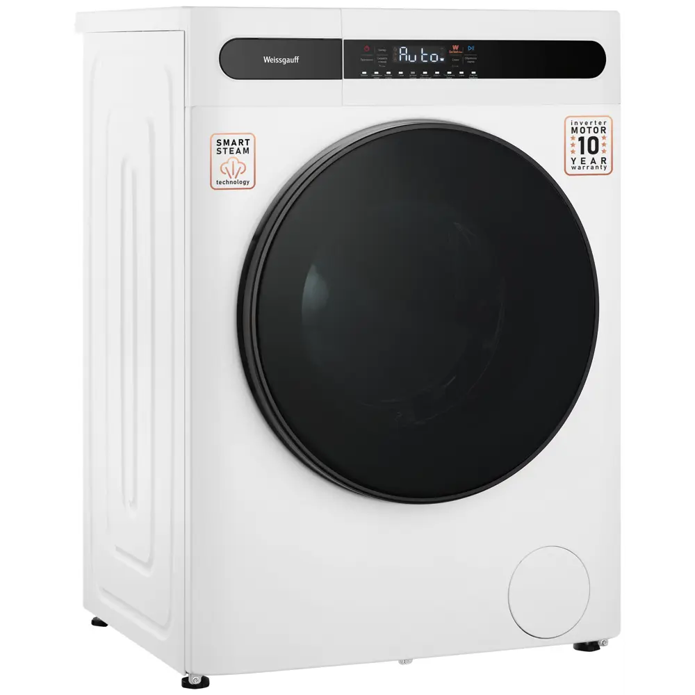 Фото 3 Стиральная машина Weissgauff WMD 45148 Inverter Steam с сушкой инвертором и паром максимальная загрузка 8 кг Фото 3 Стиральная машина Weissgauff WMD 45148 Inverter Steam с сушкой инвертором и паром максимальная загрузка 8 кг