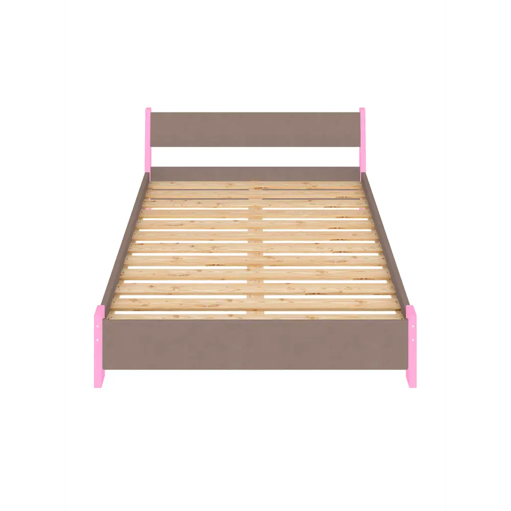 Фото 3 Кровать Solarius Мишка реечное основание 170 x 80 x 210 см дерево цвет мокко мусс;розовый Фото 3 Кровать Solarius Мишка реечное основание 170 x 80 x 210 см дерево цвет мокко мусс;розовый