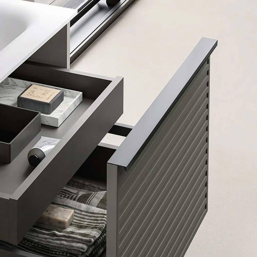 Фото 2 Мебельная ручка-профиль L=500 м/о 288 графит комплект 4 шт Фото 2 Мебельная ручка-профиль L=500 м/о 288 графит комплект 4 шт