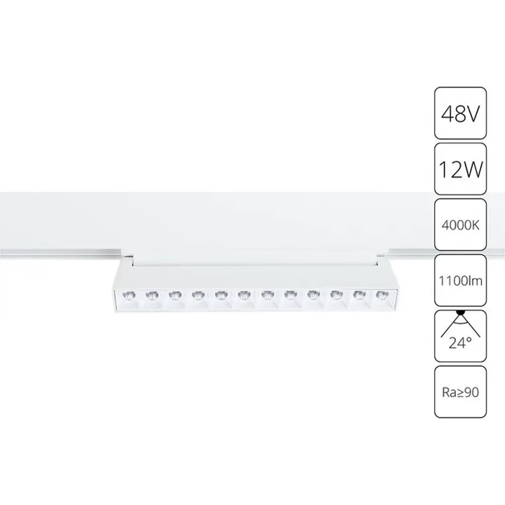Фото Трековый светильник линейный светодиодный Arte lamp Ar_a4668pl-1wh 12 Вт магнитный нейтральный белый свет цвет белый Фото Трековый светильник линейный светодиодный Arte lamp Ar_a4668pl-1wh 12 Вт магнитный нейтральный белый свет цвет белый