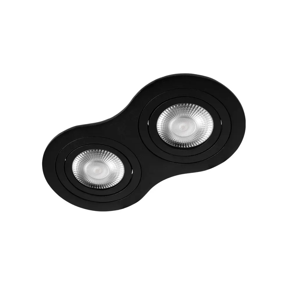 Фото Светильник точечный встраиваемый Loft It Hap 10341-2b black под отверстие GU10 цвет черный Фото Светильник точечный встраиваемый Loft It Hap 10341-2b black под отверстие GU10 цвет черный