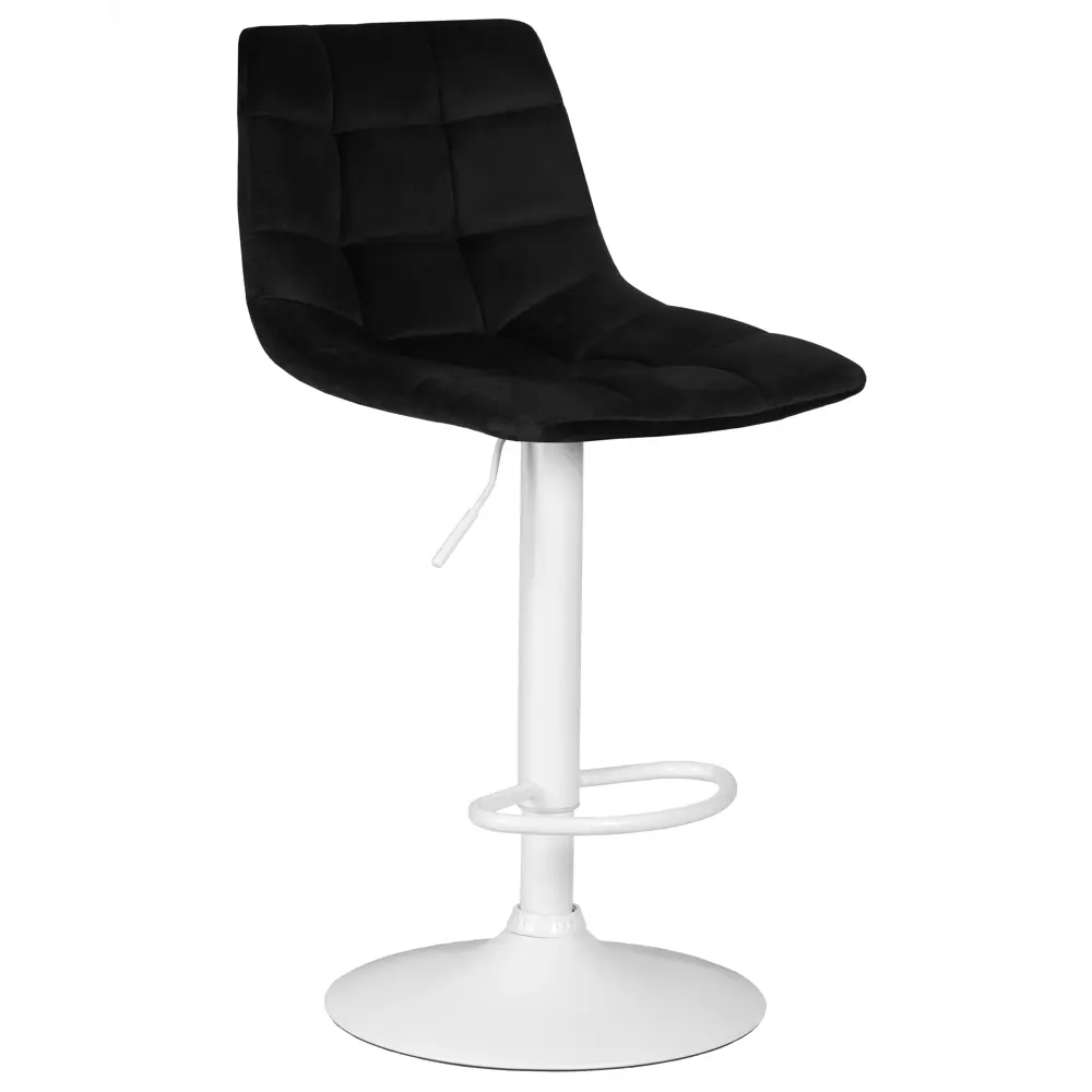 Фото 3 Барный стул Dobrin Tailor white lm-5017 47x113x49 см цвет черный 2 шт