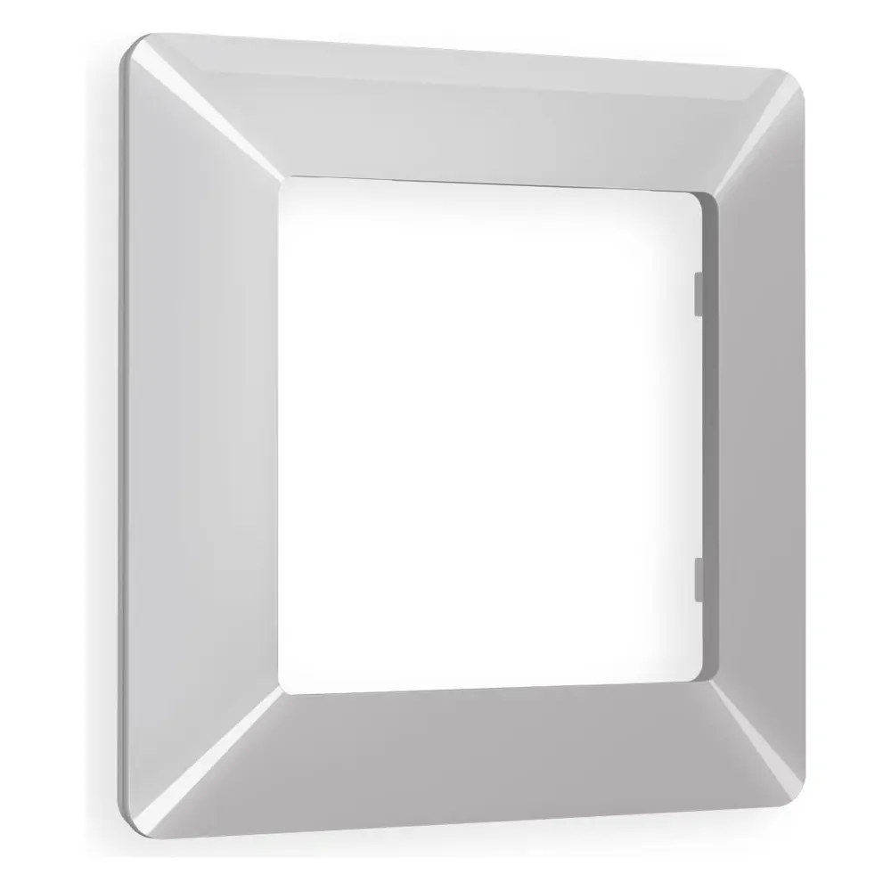 Фото Рамка для розеток и выключателей Ambrella volt Alfa Line AF110401 1 пост цвет серебро глянец Фото Рамка для розеток и выключателей Ambrella volt Alfa Line AF110401 1 пост цвет серебро глянец