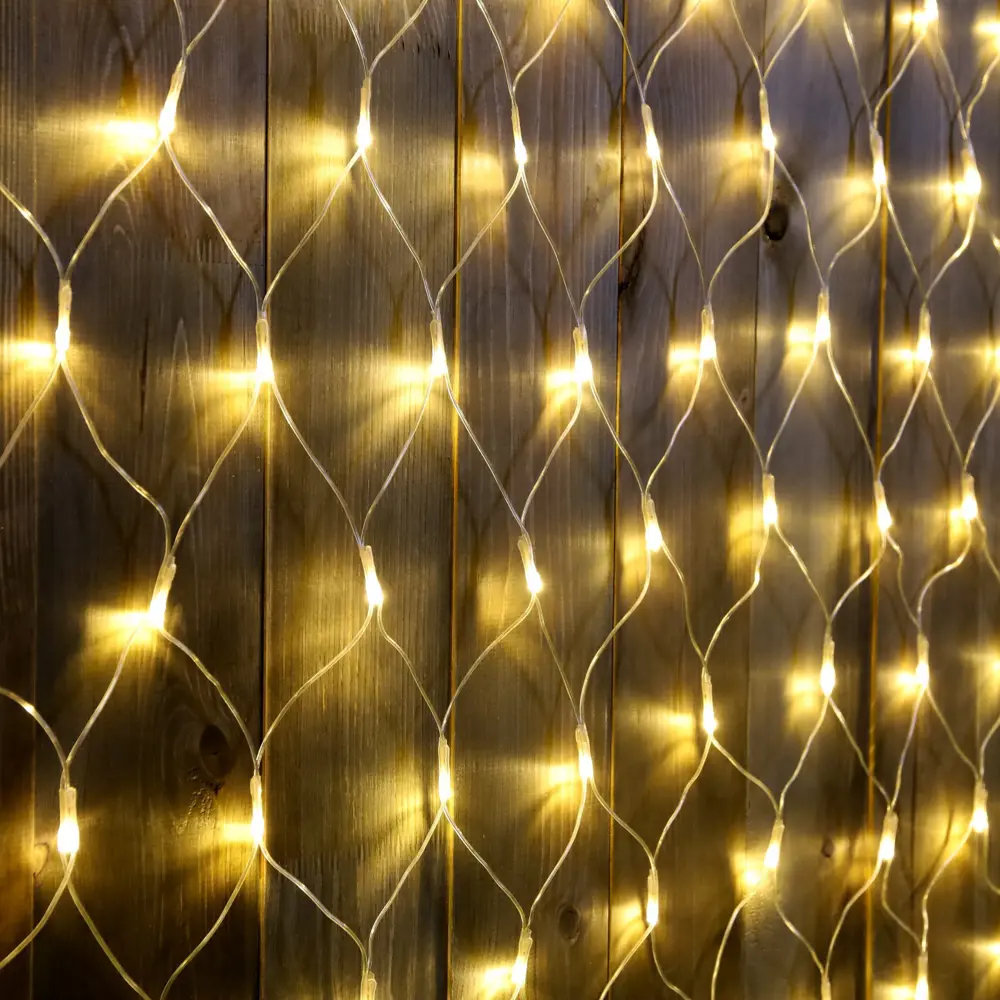 Фото 4 Электрогирлянда универсальная Luazon lighting 2361694 сеть 2x2 м 192 ламп теплый белый 1 режим работы Фото 4 Электрогирлянда универсальная Luazon lighting 2361694 сеть 2x2 м 192 ламп теплый белый 1 режим работы