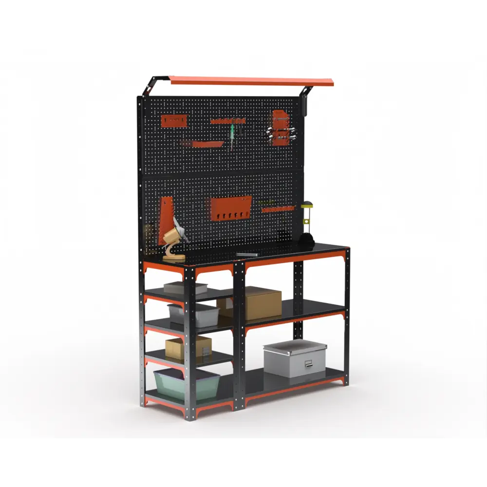 Фото Стол-верстак Metalex Kit 204789 950x1800x500 мм, максимальная нагрузка до 260 кг Фото Стол-верстак Metalex Kit 204789 950x1800x500 мм, максимальная нагрузка до 260 кг