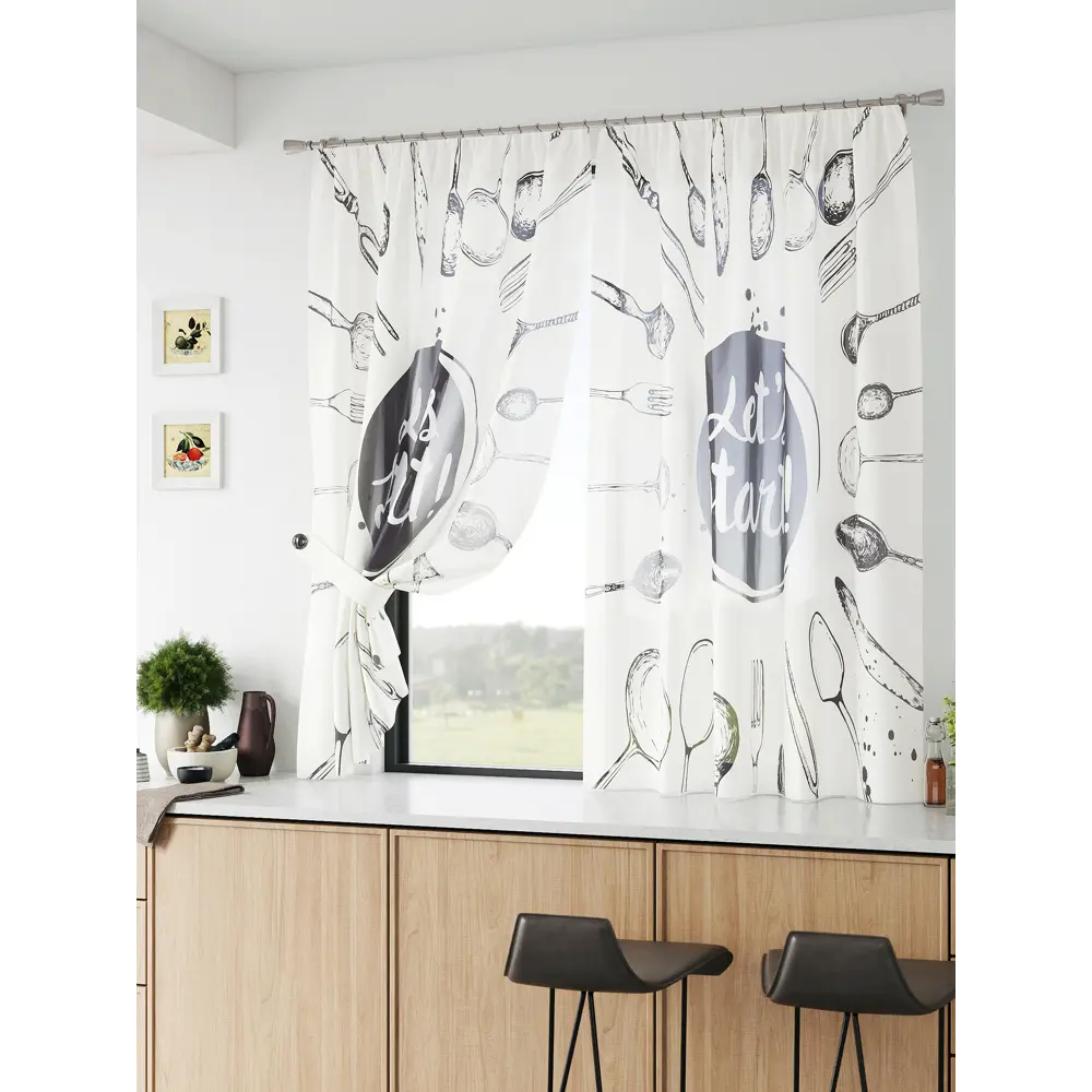 Фото 2 Тюль Comfy way Базовая комплектация CW786010 на шторной ленте 160x150 см цвет серый Фото 2 Тюль Comfy way Базовая комплектация CW786010 на шторной ленте 160x150 см цвет серый