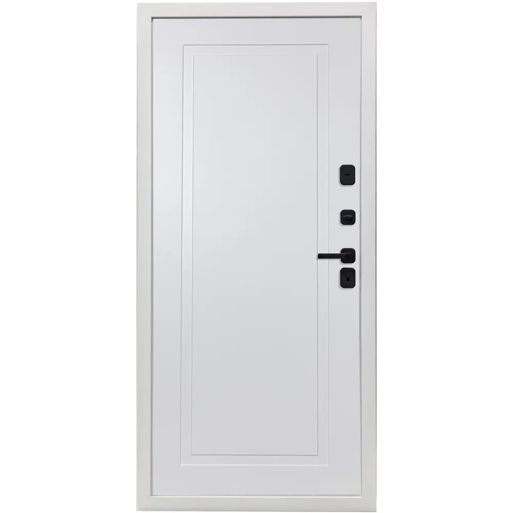 Фото 3 Входная дверь STR 205x96см правый Н10 белый софт Фото 3 Входная дверь STR 205x96см правый Н10 белый софт