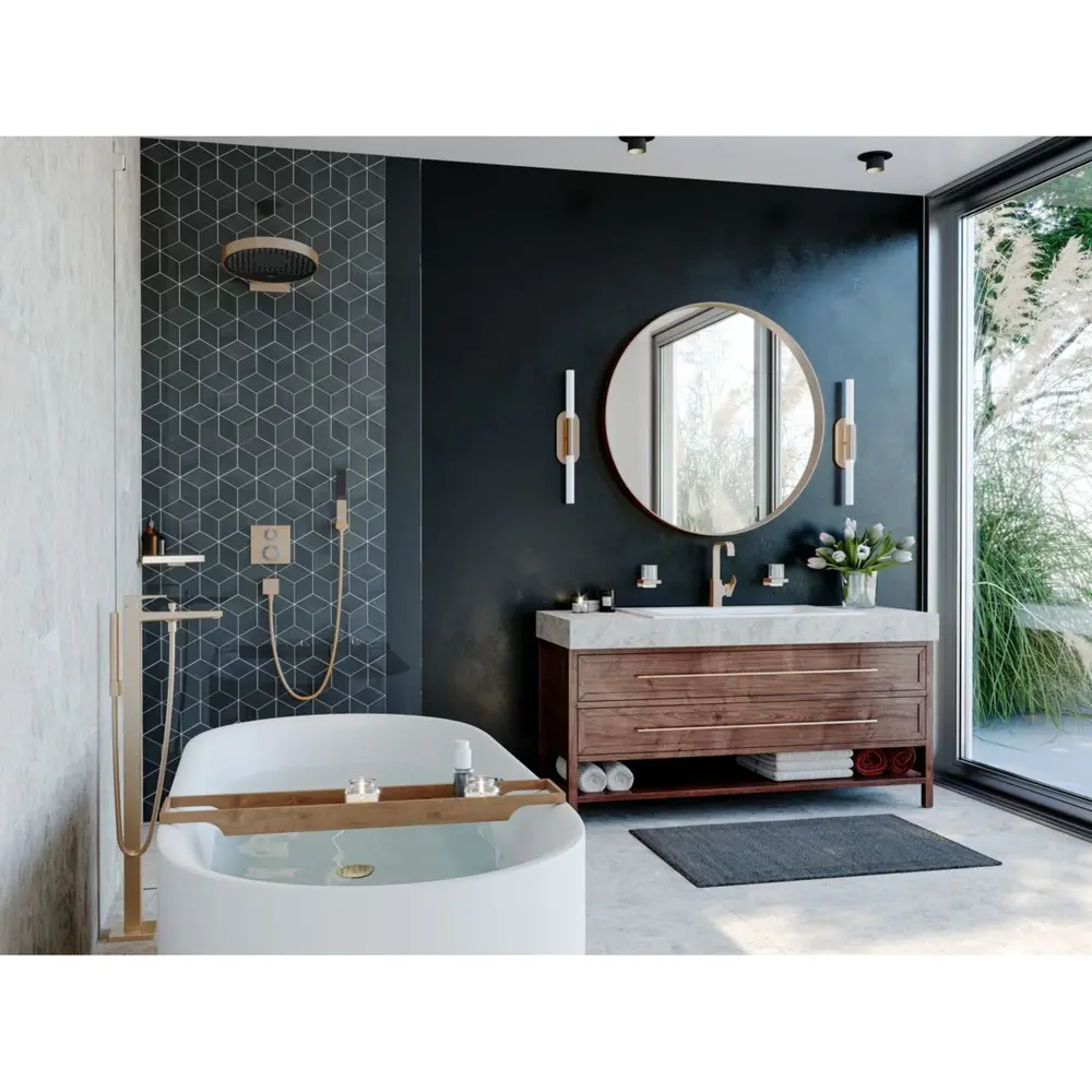 Фото 9 Мыльница для ванной Hansgrohe AddStoris 41741140 цвет бронза Фото 9 Мыльница для ванной Hansgrohe AddStoris 41741140 цвет бронза