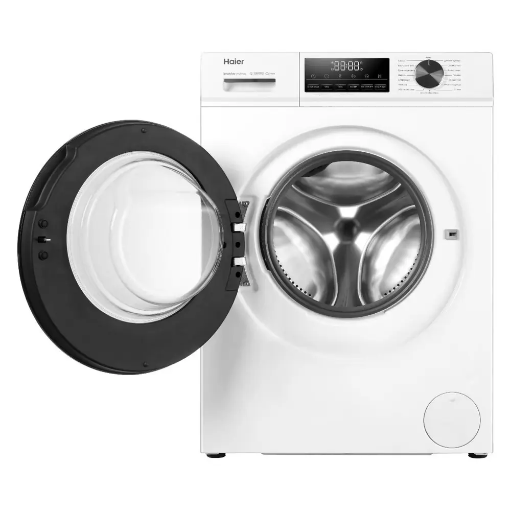 Фото 3 Стиральная машина Haier Hw100-bp12406 60x85x56 см 10 кг цвет белый Фото 3 Стиральная машина Haier Hw100-bp12406 60x85x56 см 10 кг цвет белый