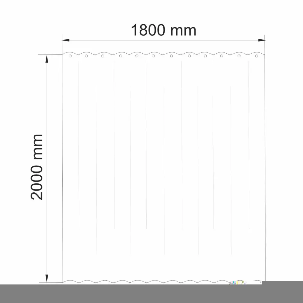 Фото 7 Шторка для ванной комнаты Wasserkraft SC-77103 200x180см цвет разноцветный Фото 7 Шторка для ванной комнаты Wasserkraft SC-77103 200x180см цвет разноцветный