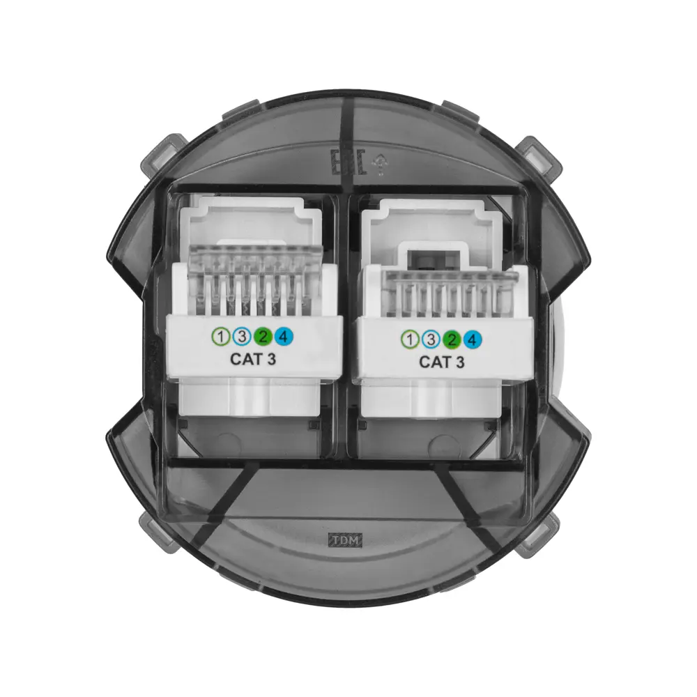 Фото 4 Розетка телефонная двойная встраиваемая Tdm electric Байкал SQ1819-0015 RJ11 цвет белый Фото 4 Розетка телефонная двойная встраиваемая Tdm electric Байкал SQ1819-0015 RJ11 цвет белый