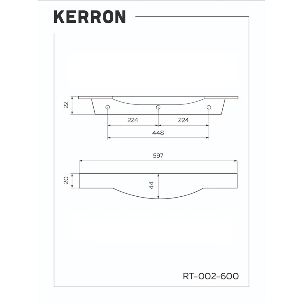 Фото 3 Мебельная ручка-профиль Kerron RT-002-600 BL 600 мм матовый черный 2 шт. Фото 3 Мебельная ручка-профиль Kerron RT-002-600 BL 600 мм матовый черный 2 шт.