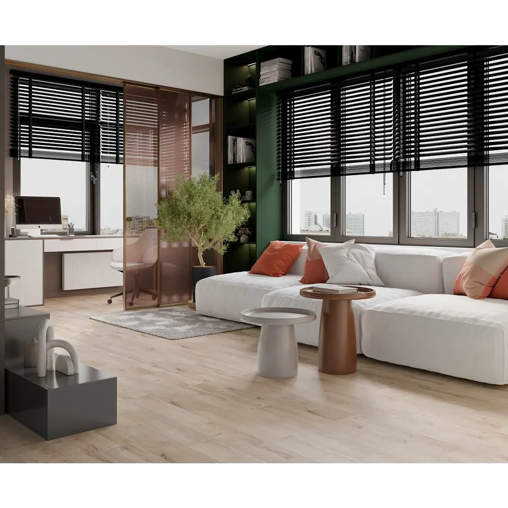 Фото Керамогранит Laparet Lukas x9999295028 14.7x59.4см 1.31 м² цвет коричневый, цена за упаковку Фото Керамогранит Laparet Lukas x9999295028 14.7x59.4см 1.31 м² цвет коричневый, цена за упаковку