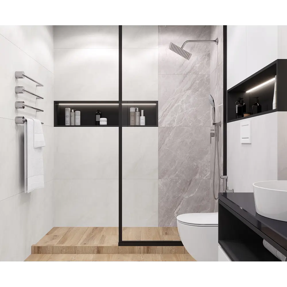 Фото 2 Керамогранит Laparet Horison Blanco x9999294910 60x120см 1.44 м² цвет серый, цена за упаковку Фото 2 Керамогранит Laparet Horison Blanco x9999294910 60x120см 1.44 м² цвет серый, цена за упаковку