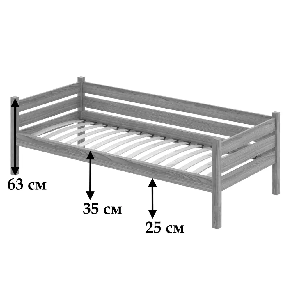 Фото 5 Тахта односпальная Solarius орто основание с 2 выкатными ящиками 90x63x200 см без шлифовки и покраски сосна цвет светло-бежевый Фото 5 Тахта односпальная Solarius орто основание с 2 выкатными ящиками 90x63x200 см без шлифовки и покраски сосна цвет светло-бежевый