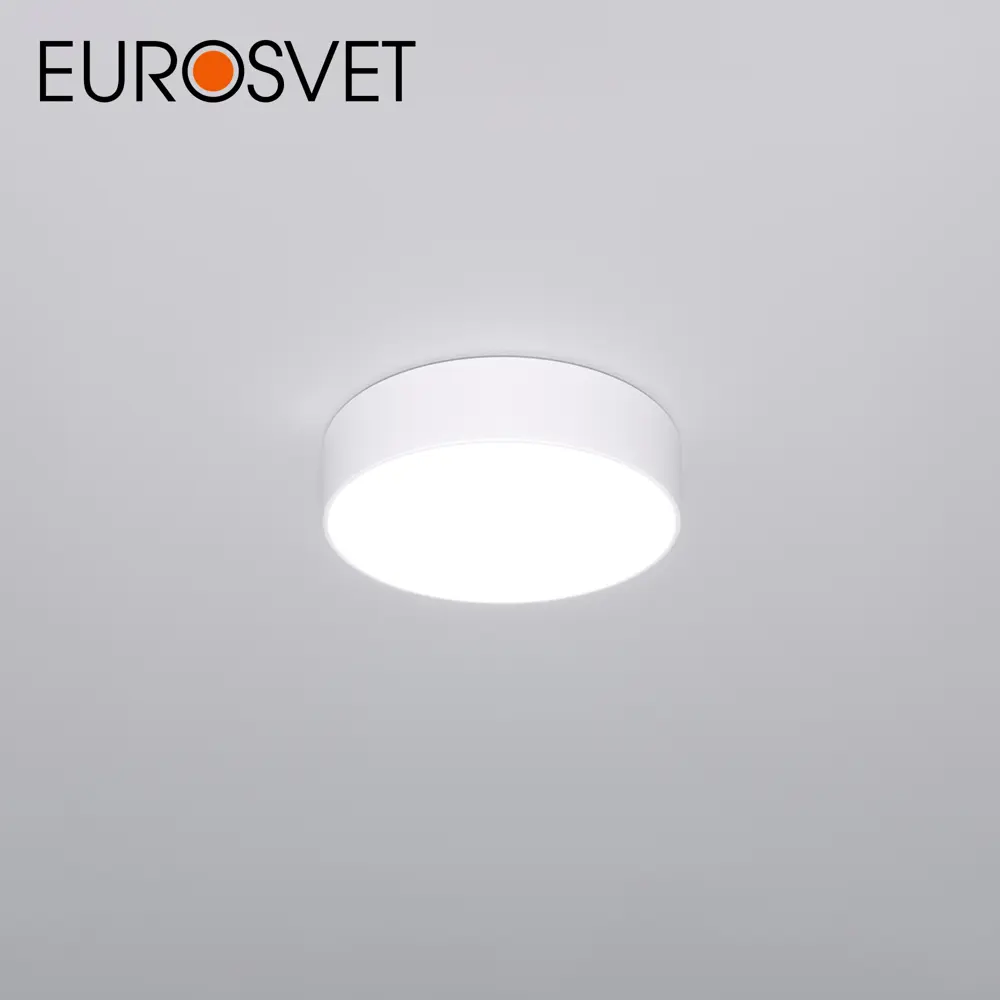 Фото 2 Светильник потолочный светодиодный EUROSVET a063076 Entire 8 м² изменение оттенков белого цвет белый/белый матовый Фото 2 Светильник потолочный светодиодный EUROSVET a063076 Entire 8 м² изменение оттенков белого цвет белый/белый матовый