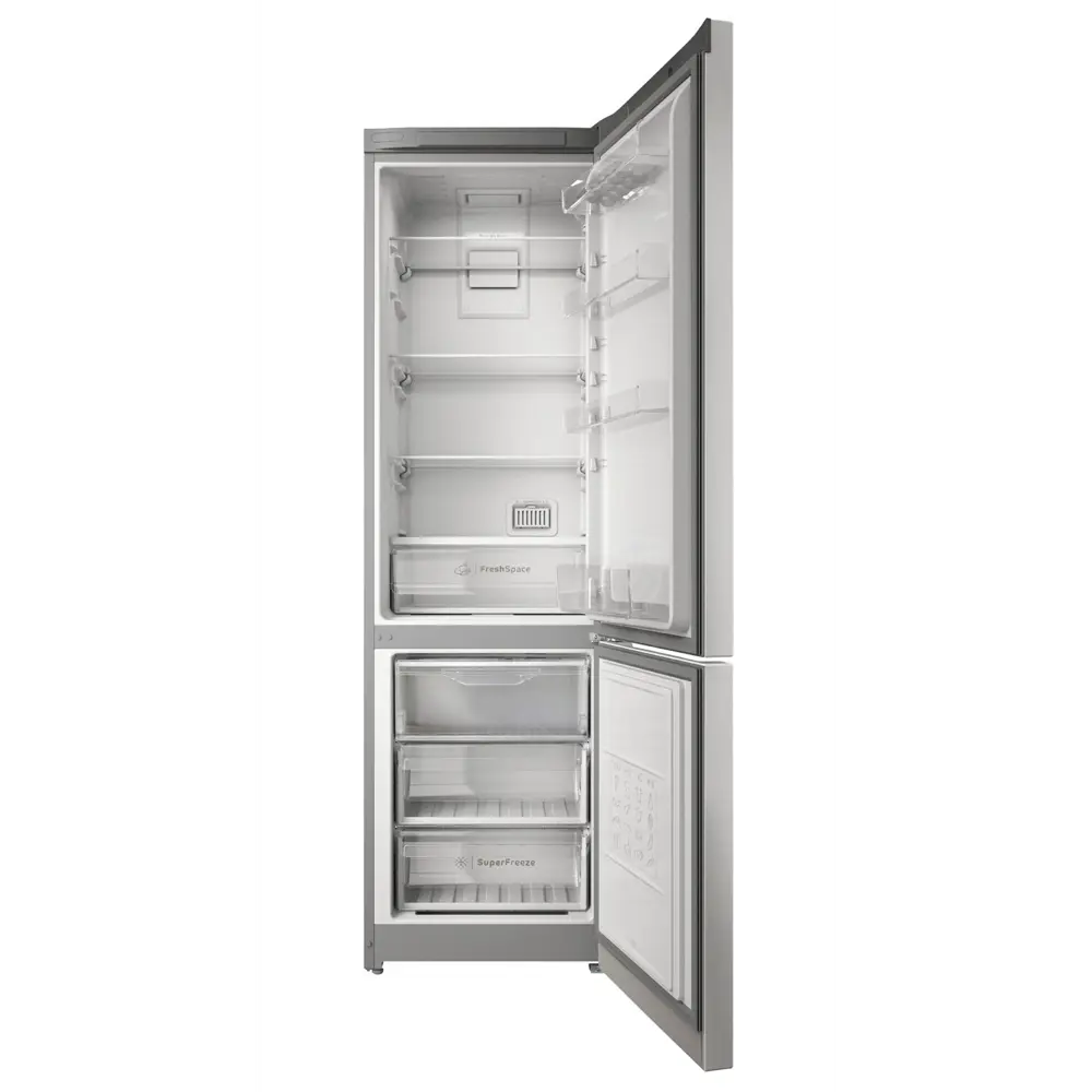 Фото 2 Холодильник Indesit ITS 5200 XB 60x196 см цвет нержавеющая сталь Фото 2 Холодильник Indesit ITS 5200 XB 60x196 см цвет нержавеющая сталь