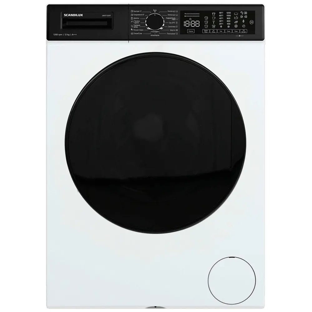 Фото Стиральная машина Scandilux Lm3t12297 59.7x84.5x63.2 см 12 кг цвет белый Фото Стиральная машина Scandilux Lm3t12297 59.7x84.5x63.2 см 12 кг цвет белый
