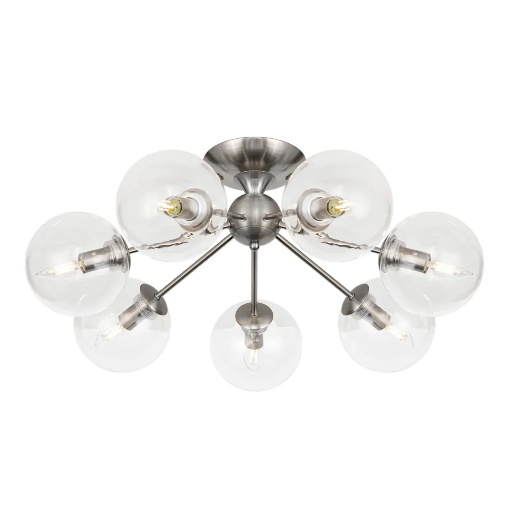 Фото Люстра потолочная Citilux Томми CL102171 цвет матовый хром