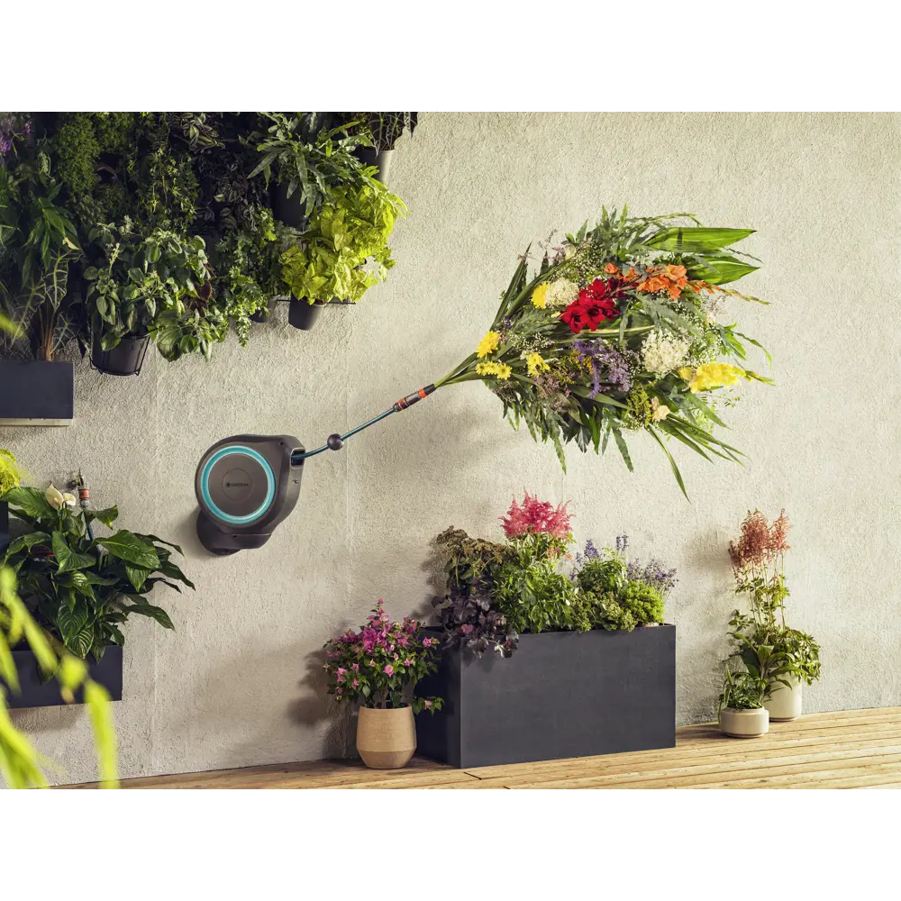 Фото 19 Катушка со шлангом Gardena Rollup S, 15 м, 11 мм Фото 19 Катушка со шлангом Gardena Rollup S, 15 м, 11 мм