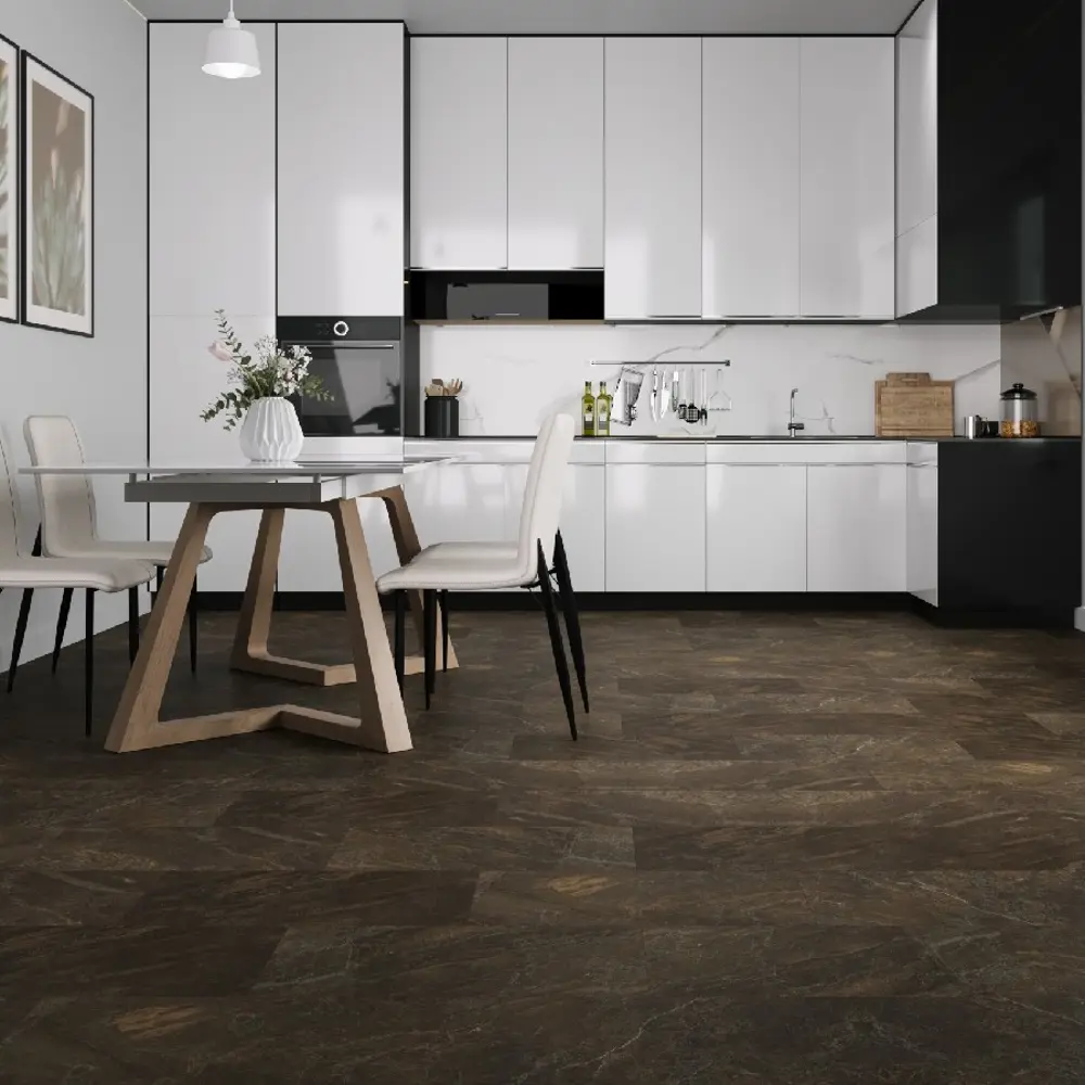 Фото SPC плитка Fast Floor Stone Шан 34 класс толщина 4 мм 1.86 м², цена за упаковку Фото SPC плитка Fast Floor Stone Шан 34 класс толщина 4 мм 1.86 м², цена за упаковку