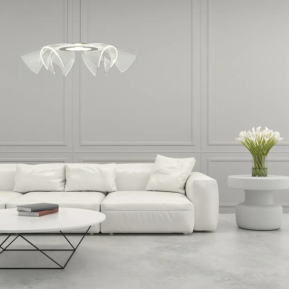 Фото 8 Люстра подвесная светодиодная St luce Fairy Sl6235.103.20 7 м² теплый белый (желтый) свет цвет никель Фото 8 Люстра подвесная светодиодная St luce Fairy Sl6235.103.20 7 м² теплый белый (желтый) свет цвет никель