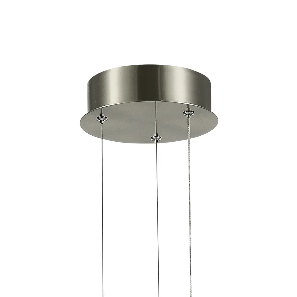 Фото 2 Люстра подвесная светодиодная St luce Fairy Sl6235.103.20 7 м² теплый белый (желтый) свет цвет никель Фото 2 Люстра подвесная светодиодная St luce Fairy Sl6235.103.20 7 м² теплый белый (желтый) свет цвет никель
