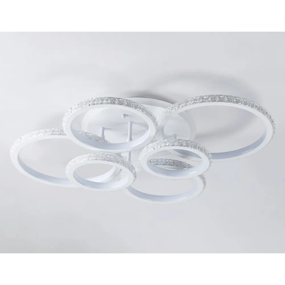 Фото 3 Люстра потолочная светодиодная Ambrella light Fa9528 27 м² изменение оттенков белого света цвет белый Фото 3 Люстра потолочная светодиодная Ambrella light Fa9528 27 м² изменение оттенков белого света цвет белый