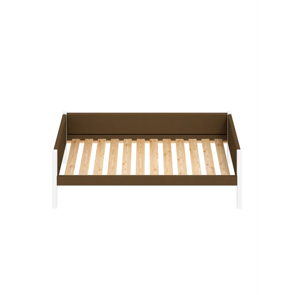 Фото 3 Кровать Solarius tahta-obiv-rs9-100-200bel Тахта односпальная Классика 110 x 63 x 210 см двп цвет коричневый/белый Фото 3 Кровать Solarius tahta-obiv-rs9-100-200bel Тахта односпальная Классика 110 x 63 x 210 см двп цвет коричневый/белый