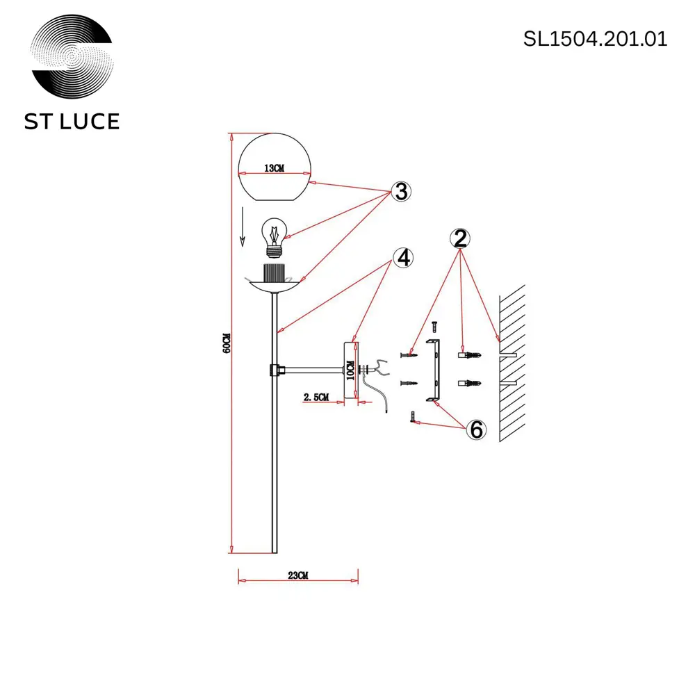 Фото 9 Настенный светильник ST LUCE SL1504.201.01 Avellino цвет золото Фото 9 Настенный светильник ST LUCE SL1504.201.01 Avellino цвет золото