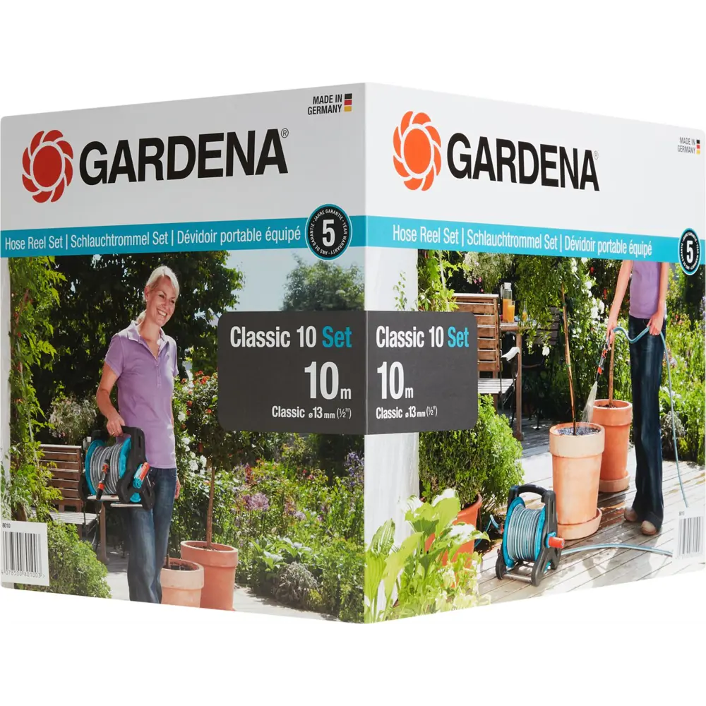 Фото 5 Катушка Gardena Classic 10 со шлангом и комплектом фитингов для подключения Фото 5 Катушка Gardena Classic 10 со шлангом и комплектом фитингов для подключения
