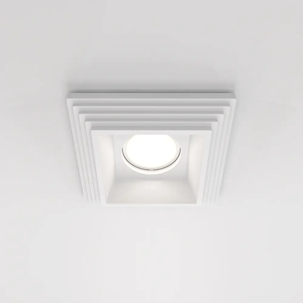 Фото Светильник точечный встраиваемый Maytoni Gyps modern Dl005-1-01-w-1 под отверстие 75 мм GU10 цвет белый Фото Светильник точечный встраиваемый Maytoni Gyps modern Dl005-1-01-w-1 под отверстие 75 мм GU10 цвет белый