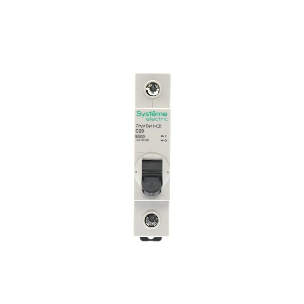 Фото 3 Автоматический выключатель Systeme Electric City9 Set C9F36120 1P С20 А 6 кА Фото 3 Автоматический выключатель Systeme Electric City9 Set C9F36120 1P С20 А 6 кА