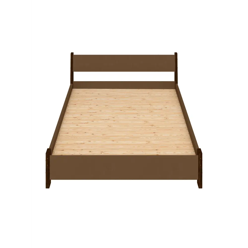 Фото 3 Кровать Solarius Мишка сплошное основание 170x80x210см дерево цвет коричневый/венге Фото 3 Кровать Solarius Мишка сплошное основание 170x80x210см дерево цвет коричневый/венге