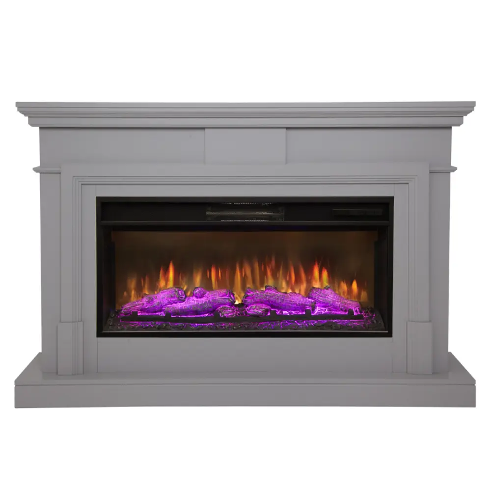 Фото 2 Каминокомплект Realflame Marco 36 GR-P712 с очагом Joker 36 750Вт платиновый Фото 2 Каминокомплект Realflame Marco 36 GR-P712 с очагом Joker 36 750Вт платиновый