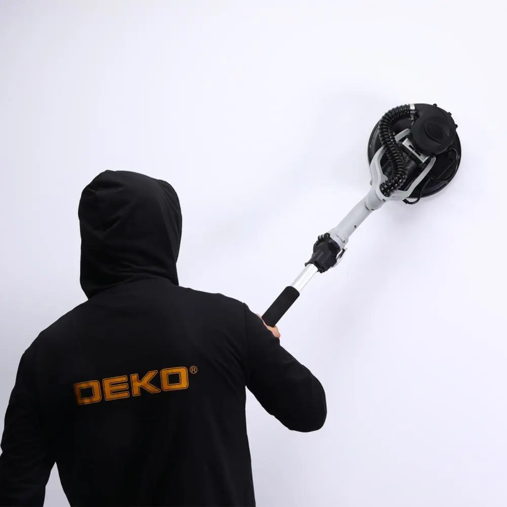 Фото 7 Машина шлифовальная для стен и потолков сетевая Deko DKWS1050, 1050 Вт, 225 мм Фото 7 Машина шлифовальная для стен и потолков сетевая Deko DKWS1050, 1050 Вт, 225 мм