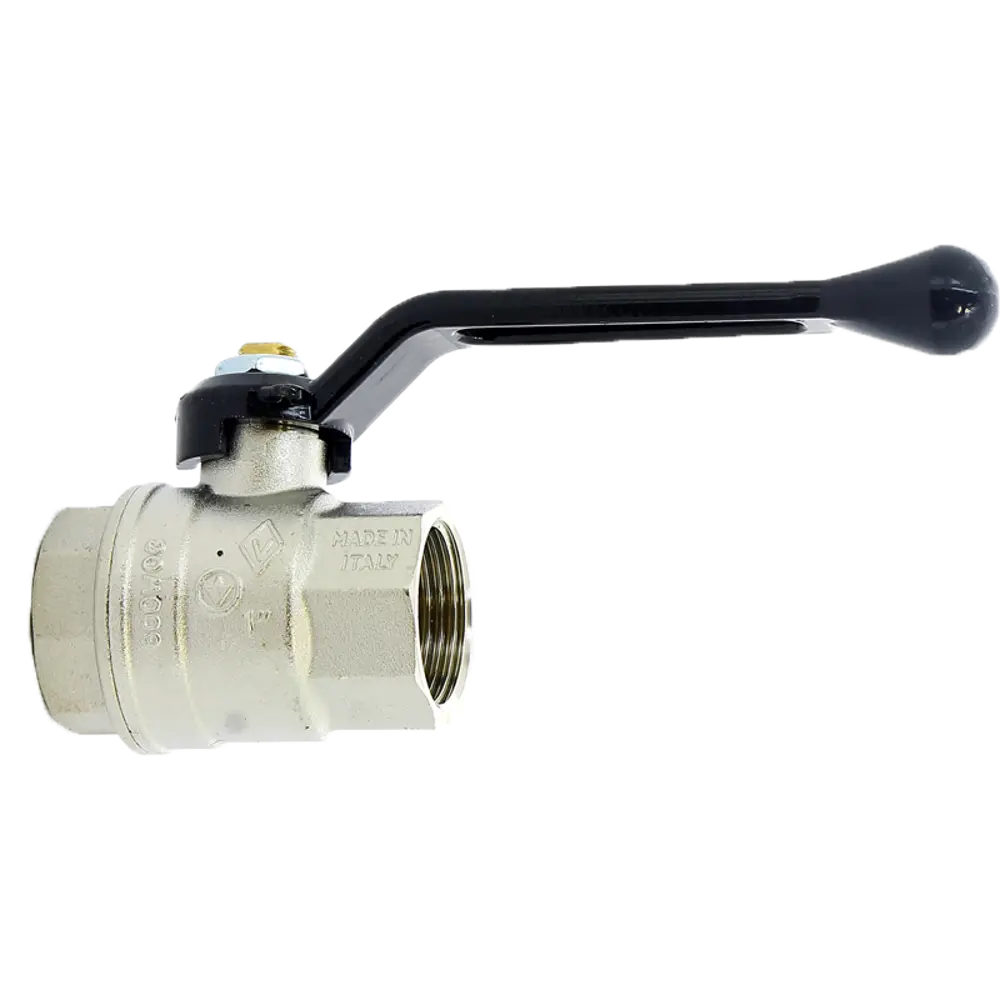 Фото Кран шаровой прямой Bugatti Oregon DN25 PN64 1" ВР латунь ручка рычаг Фото Кран шаровой прямой Bugatti Oregon DN25 PN64 1" ВР латунь ручка рычаг