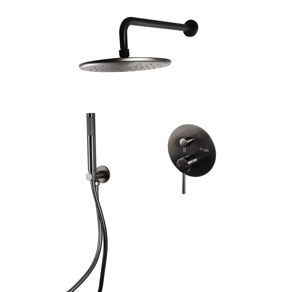 Фото Встроенная душевая система Maxonor Pure Life Superior PL7187-9 графит Фото Встроенная душевая система Maxonor Pure Life Superior PL7187-9 графит