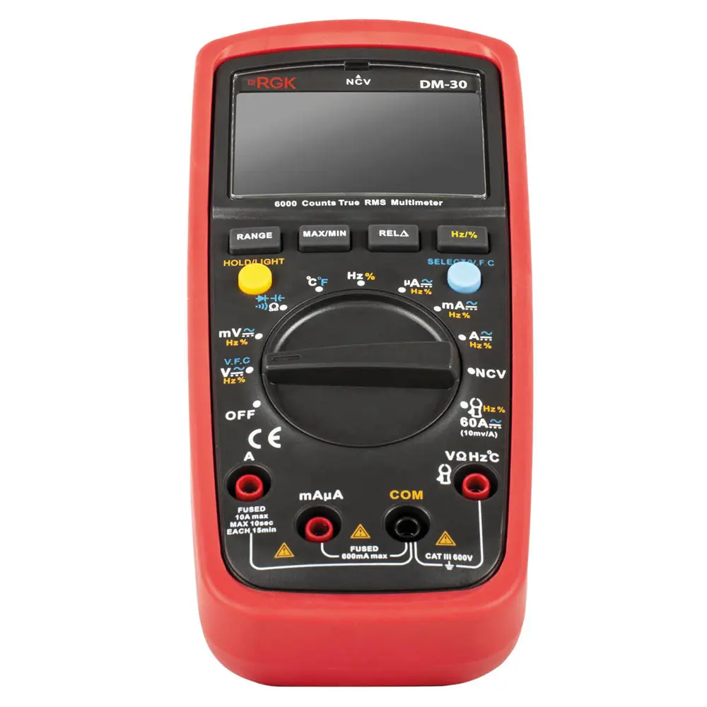 Фото 5 Мультиметр RGK DM-30 Фото 5 Мультиметр RGK DM-30