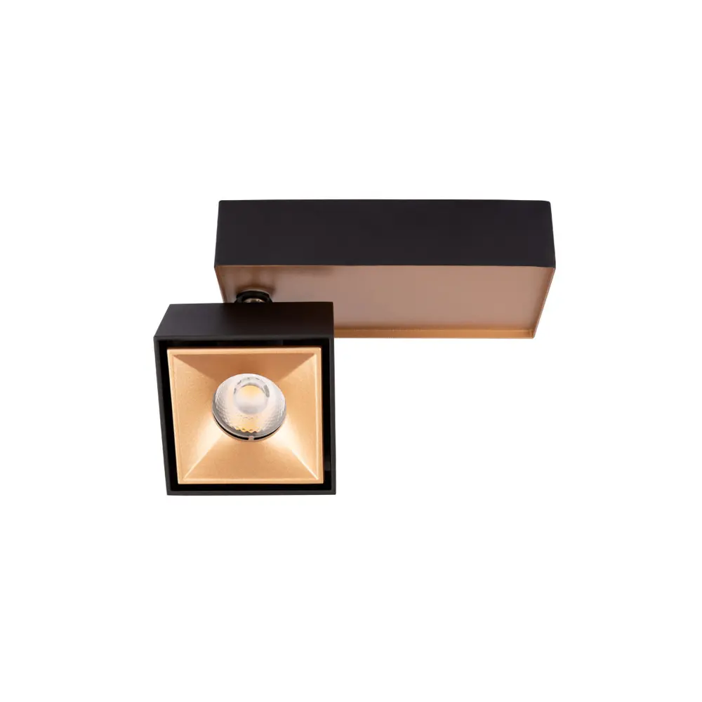 Фото 3 Светильник точечный накладной светодиодный Loft It Knof 10324-b gold black 12 Вт холодный белый (голубой) свет цвет золото черный Фото 3 Светильник точечный накладной светодиодный Loft It Knof 10324-b gold black 12 Вт холодный белый (голубой) свет цвет золото черный