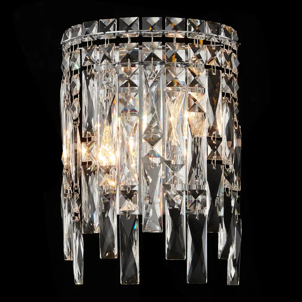 Фото 3 Настенный светильник Crystal Lux 402_0020 цвет серый/серебристый