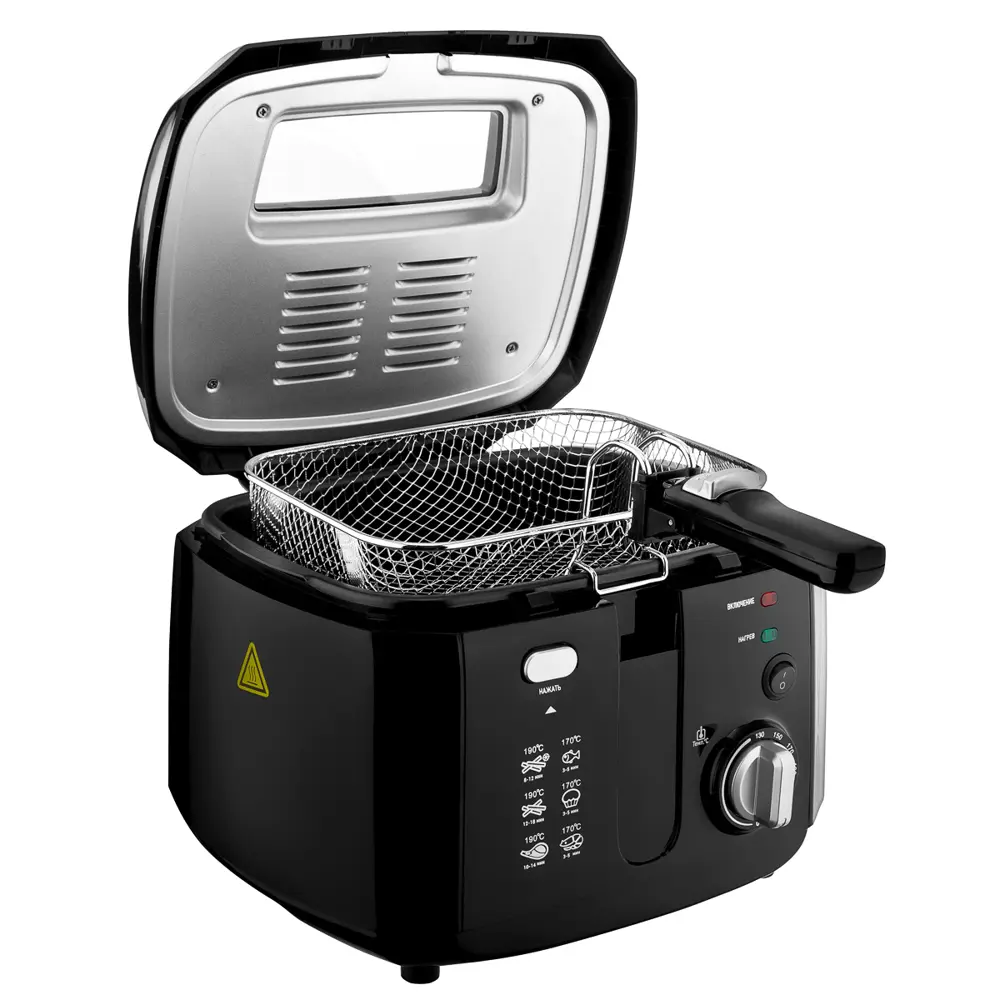 Фото 8 Электрическая фритюрница Brayer BR2836 2.5 л цвет черный Фото 8 Электрическая фритюрница Brayer BR2836 2.5 л цвет черный