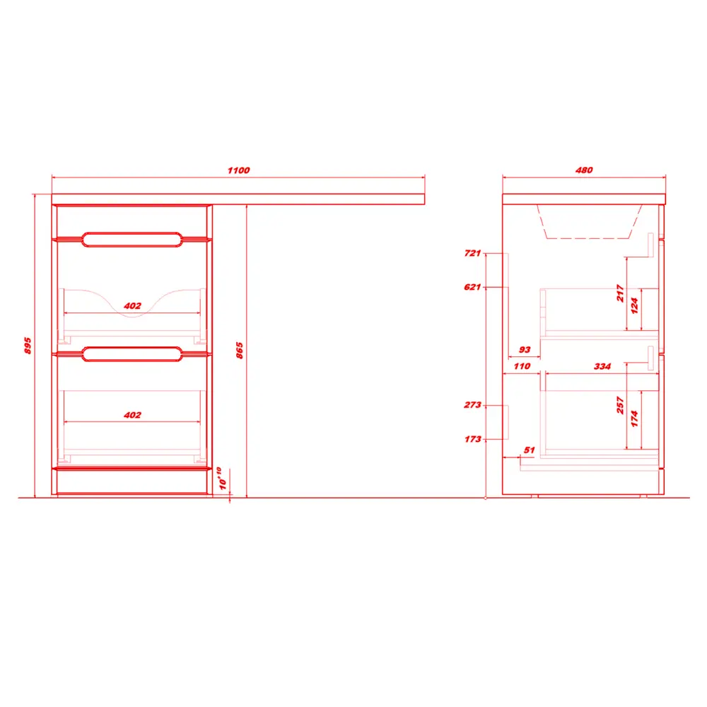 Фото 5 Тумба с раковиной RUVANN VIRTA 50 раковина Космос 110 левый в ванную напольная цвет дуб вотан, графит софт Фото 5 Тумба с раковиной RUVANN VIRTA 50 раковина Космос 110 левый в ванную напольная цвет дуб вотан, графит софт