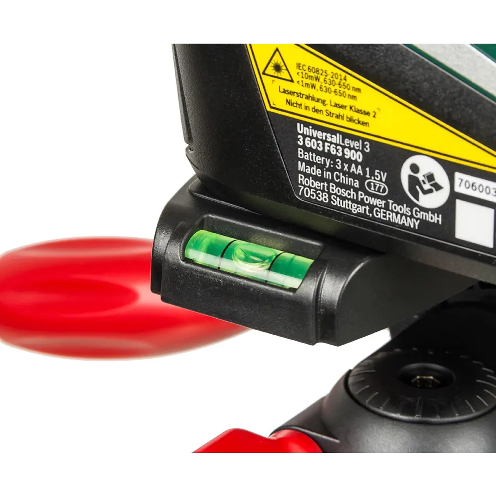 Фото 7 Уровень лазерный Bosch UniversalLevel 3 Set 0603663901, на штативе, дальность до 10 м Фото 7 Уровень лазерный Bosch UniversalLevel 3 Set 0603663901, на штативе, дальность до 10 м