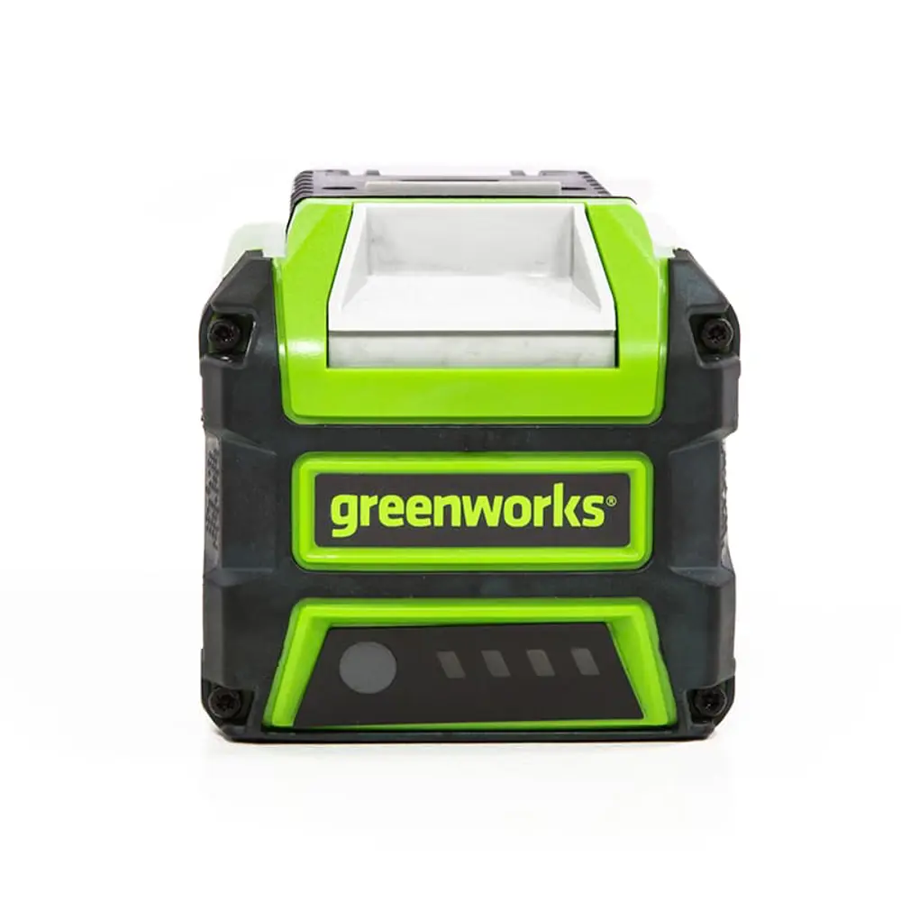 Фото 2 Аккумулятор Greenworks G40USB4, 40 В Li-Ion 4 Ач в комплекте с перчатками Фото 2 Аккумулятор Greenworks G40USB4, 40 В Li-Ion 4 Ач в комплекте с перчатками