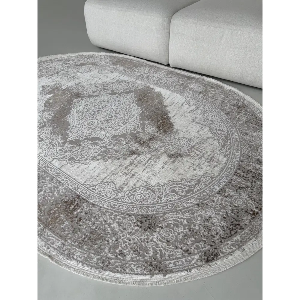 Фото 6 Ковер Laxmi Proxima Oval 4902Grey/Ivory овал 80x150 см полипропилен Фото 6 Ковер Laxmi Proxima Oval 4902Grey/Ivory овал 80x150 см полипропилен