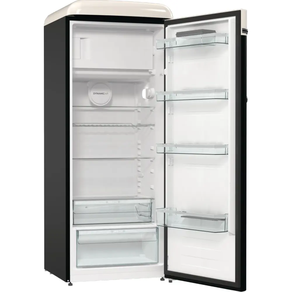 Фото 2 Отдельностоящий холодильник Gorenje OBRB615DBK 59.5x152.5 см цвет бежевый, черный Фото 2 Отдельностоящий холодильник Gorenje OBRB615DBK 59.5x152.5 см цвет бежевый, черный