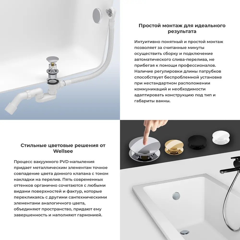 Фото 7 Прямоугольная ванна LAVINIA BOHO 202010765 акрил 140х140см Фото 7 Прямоугольная ванна LAVINIA BOHO 202010765 акрил 140х140см